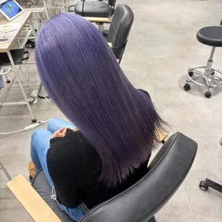 ロング カラー ななみ.⋆𝜗𝜚 暖色艶カラー/まつパのヘアスタイル