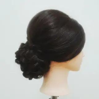 ロング ヘアアレンジ Hair&Make  Delight*のヘアスタイル