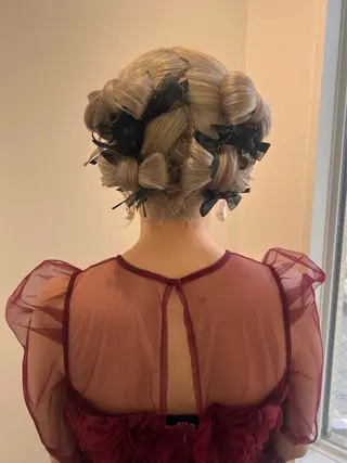 ヘアアレンジ euphoria新宿通り所属・新宿❤︎ヘアセット ♡YUMEのヘアスタイル