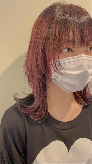 ミディアム 🌈ケアブリーチ🌈 おぐまなつきのヘアスタイル
