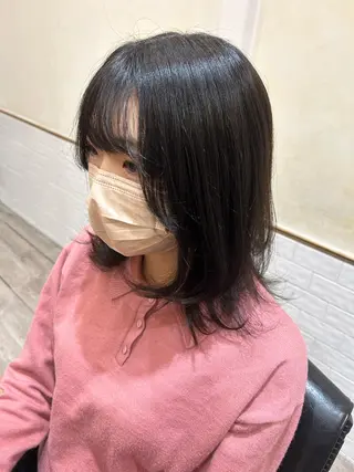 ミディアム kanon♡ 暖色カラー‎🤍のヘアスタイル