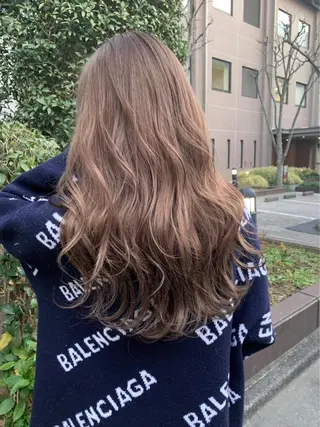 ロング カラー ARCANAブリーチ ダブルカラー🌟原宿のヘアスタイル