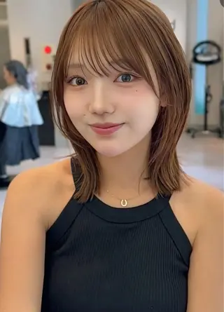 ミディアム neaf 恵比寿店所属・カットモデル募集中 伊藤響のヘアスタイル