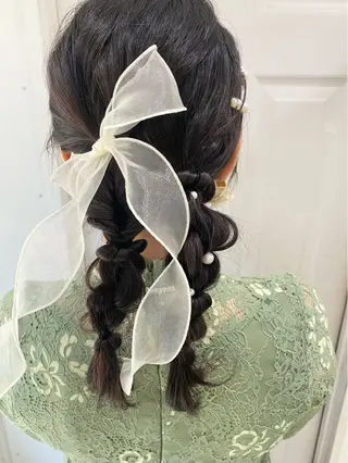 ヘアアレンジ uros.中目黒 moekaのヘアスタイル