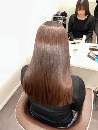 セミロング 美髪特化✨ 伊織✨縮毛矯正✨のヘアスタイル