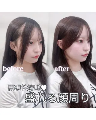 ロング 髪質改善/レイヤー /透明感カラー/真央のヘアスタイル