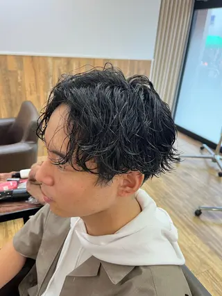 メンズ 鬼松沙弥 ❤︎メンズパーマのヘアスタイル