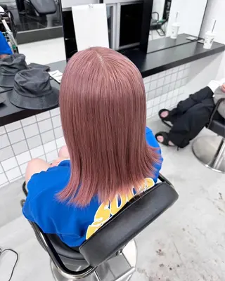 カラー 矢場町/暖色 /chinatsuのヘアスタイル