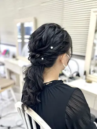 ヘアアレンジ 似合わせヘアメイク 💐オダギリチアキのヘアスタイル