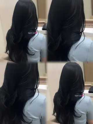 ロング 🎀さ こﾁ🎀のヘアスタイル