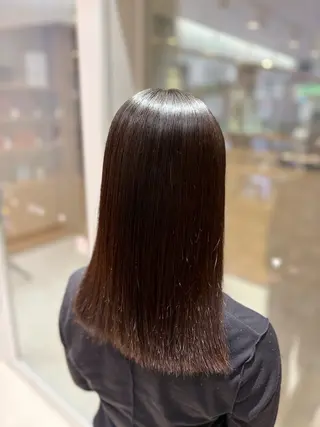 ミディアム 💎ツヤ髪ストレート カラー💎かのんのヘアスタイル