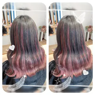 セミロング カラー 🫧そあん🫧大宮 カットモデル様募集中のヘアスタイル