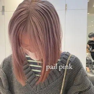 ミディアム カラー ヘアアレンジ 🫧柔色/トレンド カラー/川辺晴加のヘアスタイル