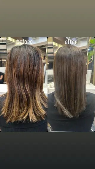 ロング カラー ⭐️ストレート 募集中⭐️arataのヘアスタイル