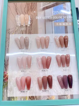 ネイル candy nail 韓国風ワンホンネイルのネイルデザイン