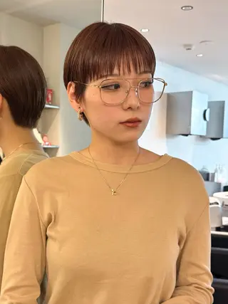 ショート カラー THE SLICK所属・ショートカット 塚本航のヘアスタイル