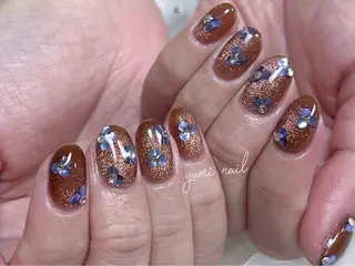 ネイル 𝐲𝐮𝐦𝐢🎀 長さ出しデザイン専門のネイルデザイン