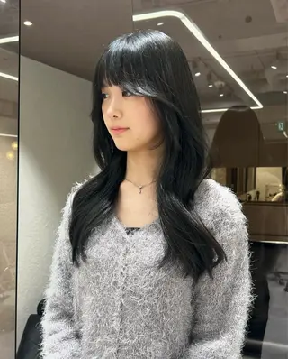 ロング rino🤍 恵比寿レイヤーカットのヘアスタイル