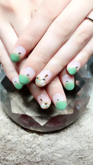 ネイル ネイル/耳つぼ /新ホワイトニングのネイルデザイン