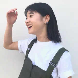 ミディアム カラー マンツーマン/ 藤代拓実のヘアスタイル