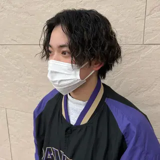 カラー パーマ メンズ toiro所属・塩澤 悠希のヘアスタイル