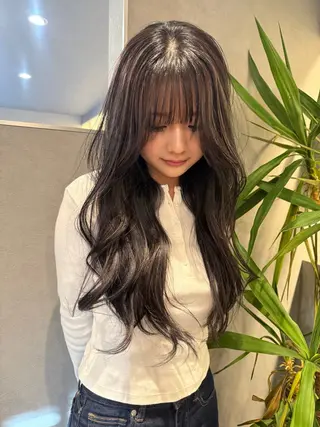 ロング カラー 透明カラー/レイヤー misaki °＊のヘアスタイル