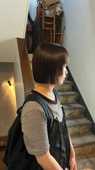 ショート パーマ 前川 華恋 / room3のヘアスタイル