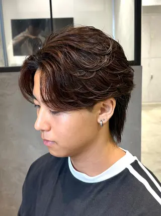 パーマ メンズ メンズカット松戸/韓 国/メンズパーマ航太のヘアスタイル