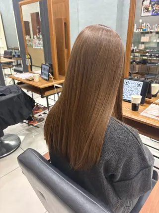 ロング インナーカラー/ ブリーチ/ことねのヘアスタイル