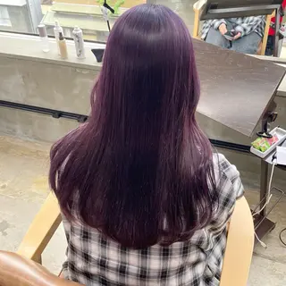 ロング カラー シミズ アスカのヘアスタイル