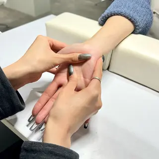 ネイル 0203ムニムサン 💙Sayakaのネイルデザイン