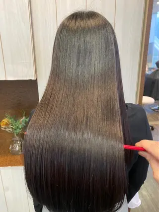 ロング カラー 髪質改善✨美髪矯正✨ KAREN🍓のヘアスタイル