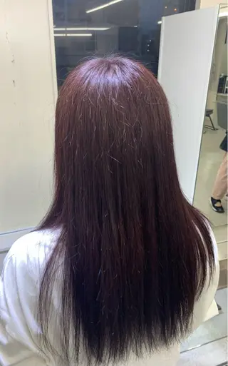 ロング カラー ブリーチ×縮毛矯正 💫だいちのヘアスタイル
