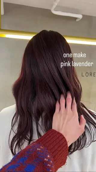 ロング 似合わせレイヤー ＆透明感カラーのヘアスタイル