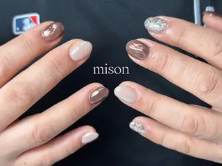 ネイル mison 安形友花のネイルデザイン