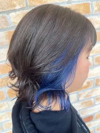 ミディアム LucksiMie ginza 明松のヘアスタイル