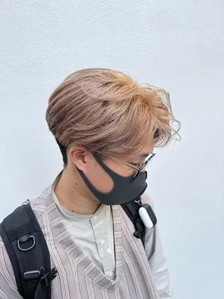 ショート カラー メンズ 「sumi」 AMIのヘアスタイル