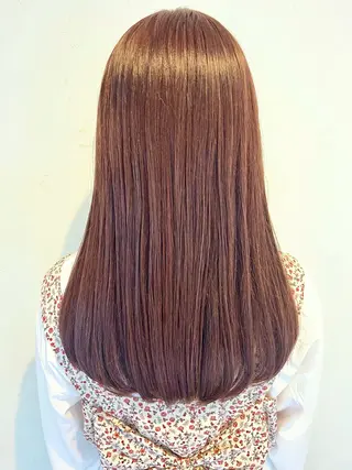 セミロング カラー 伊藤 さやかのヘアスタイル