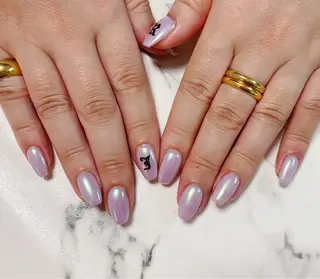 ロング カラー ネイル Q Free nailsのネイルデザイン