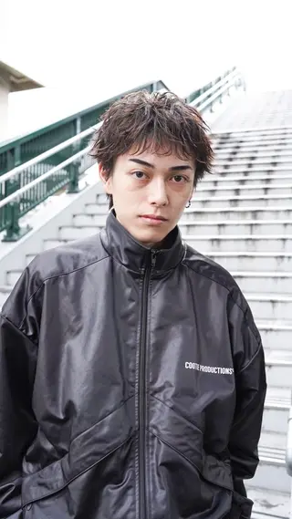 メンズ Bond Story りき カラーモデルのヘアスタイル