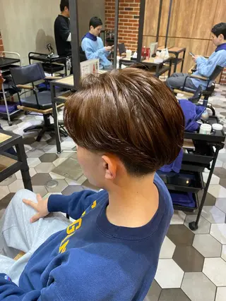 ショート メンズ 大阪/メンズパーマ /海外風/江﨑翔のヘアスタイル