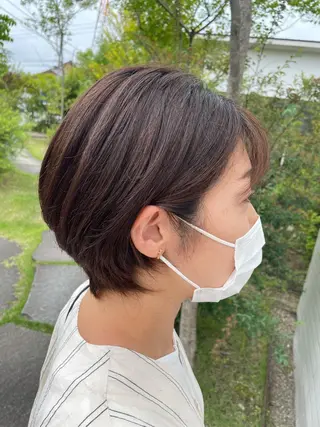 ショート 稲熊 あみのヘアスタイル