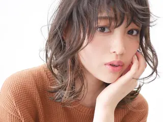 ミディアム カラー パーマ 🌸銀座一丁目/美髪 矯正🌸山田 隆介のヘアスタイル
