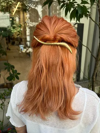 ロング カラー ヘアアレンジ IT’s所属・韓国好き🇰🇷 美容師MIKUのヘアスタイル