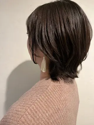 ミディアム カラー 伊藤 さやかのヘアスタイル