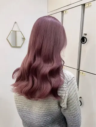 ロング 韓国風￤透明感カラー ‎🤍￤mioのヘアスタイル