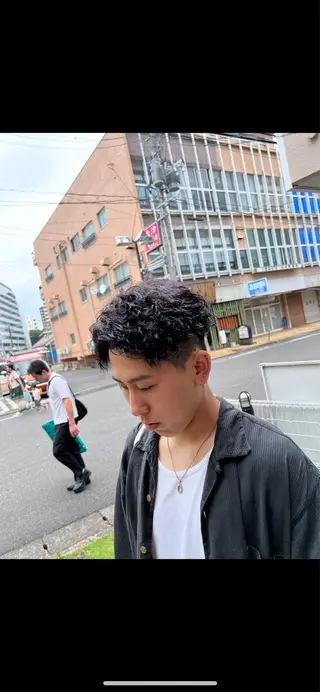 カラー メンズ 郡山メンズ特化 KIZUNAのヘアスタイル