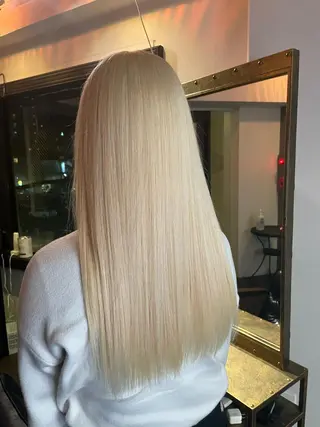 ロング カラー 安田和洋 ブリーチカラー特化のヘアスタイル