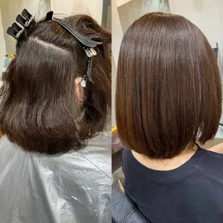 ミディアム 薗部 創生のヘアスタイル