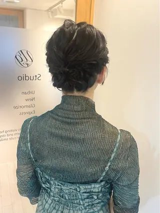 ショート ヘアアレンジ 🪞Unge チヒロ 女性限定のヘアスタイル